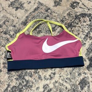 Nike Fuchsia and Lime Sports Bra